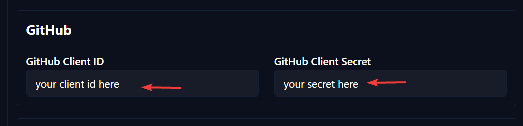zipline settings oauth github